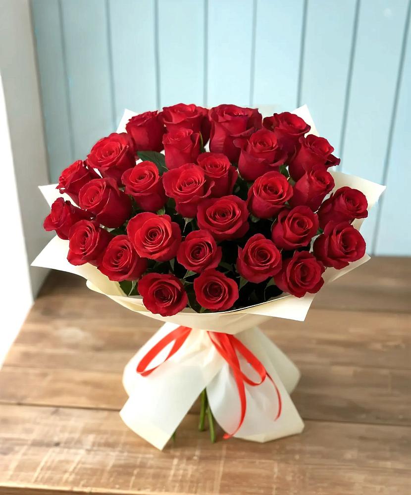 Букет 29 Красных роз в Саргатском