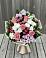 Букет цветов из: Альстромерии, Гвоздики, Розы и Хризантемы в Саргатском