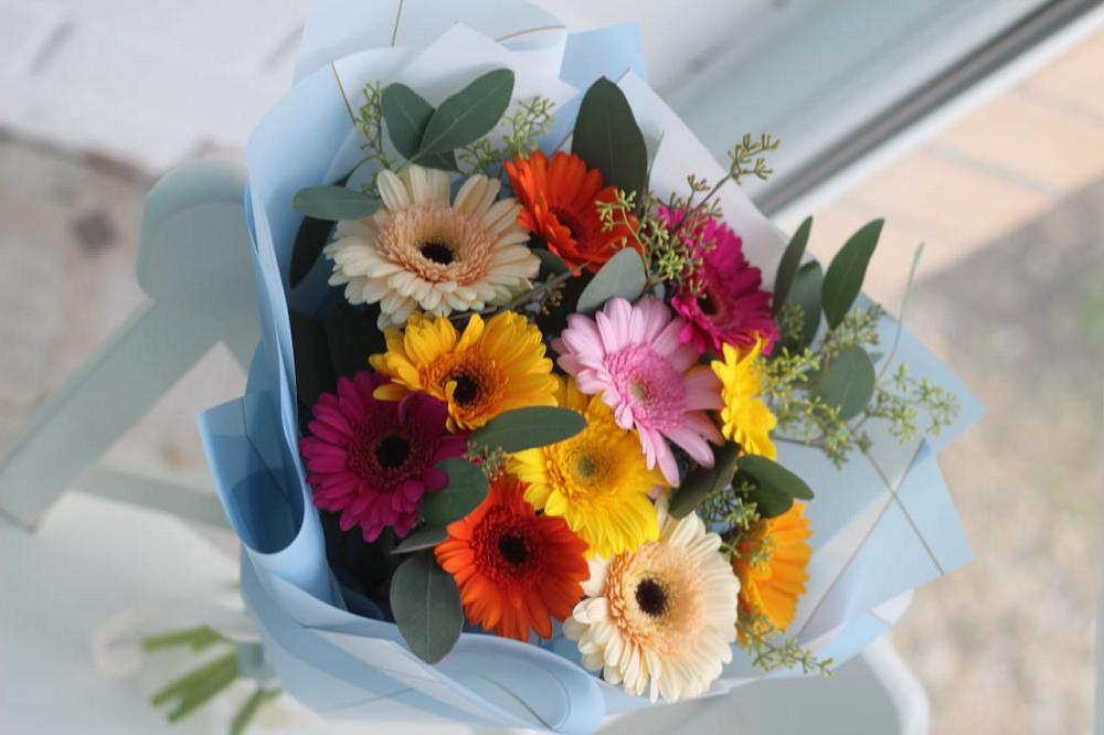 Букет цветов из: Герберы в Саргатском