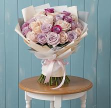 Букет цветов из:  Розы в Саргатском