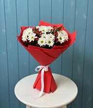 Букет цветов из:  Хризантемы в Саргатском