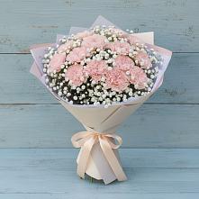 Букет цветов из:  Гвоздики в Саргатском