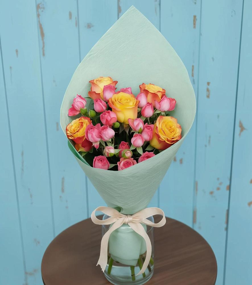 Букет цветов из: Розы в Саргатском