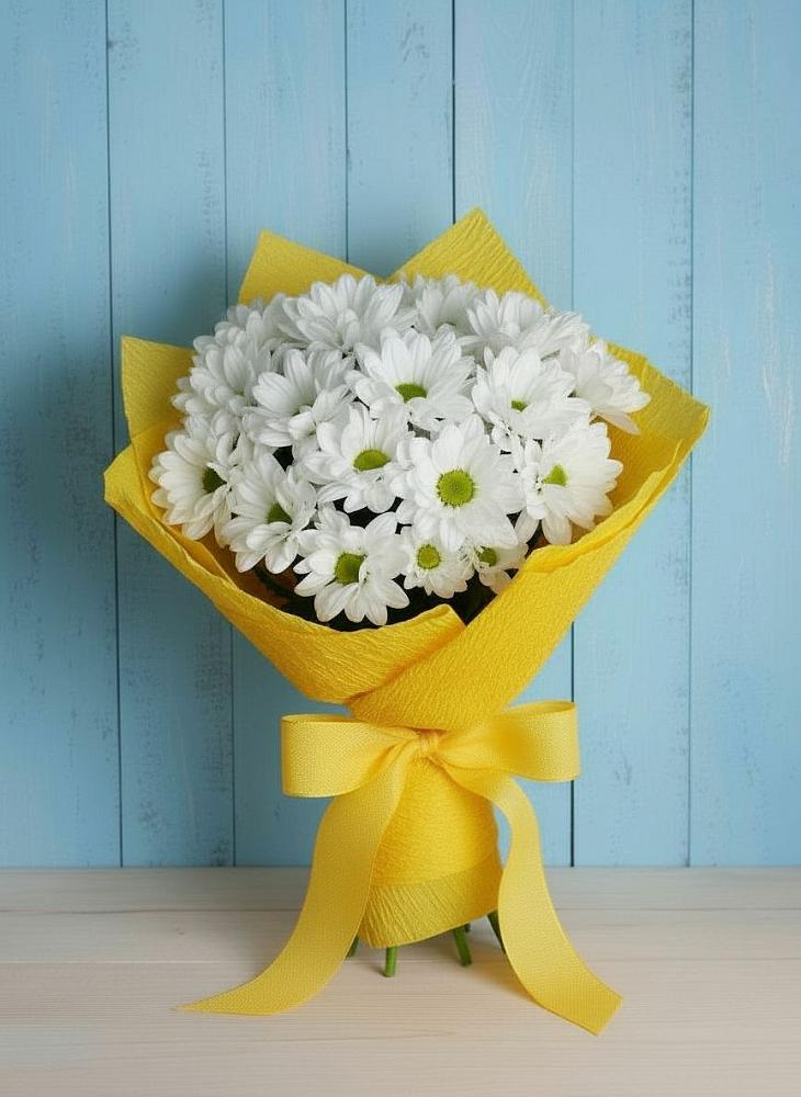 Букет цветов из: Хризантемы в Саргатском