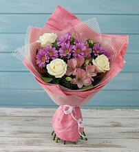 Букет цветов из:  Герберы в Саргатском