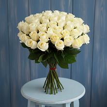 Букет 51 Белая роза Эдлесс Лав #REPLACE_PRED# Саргатском