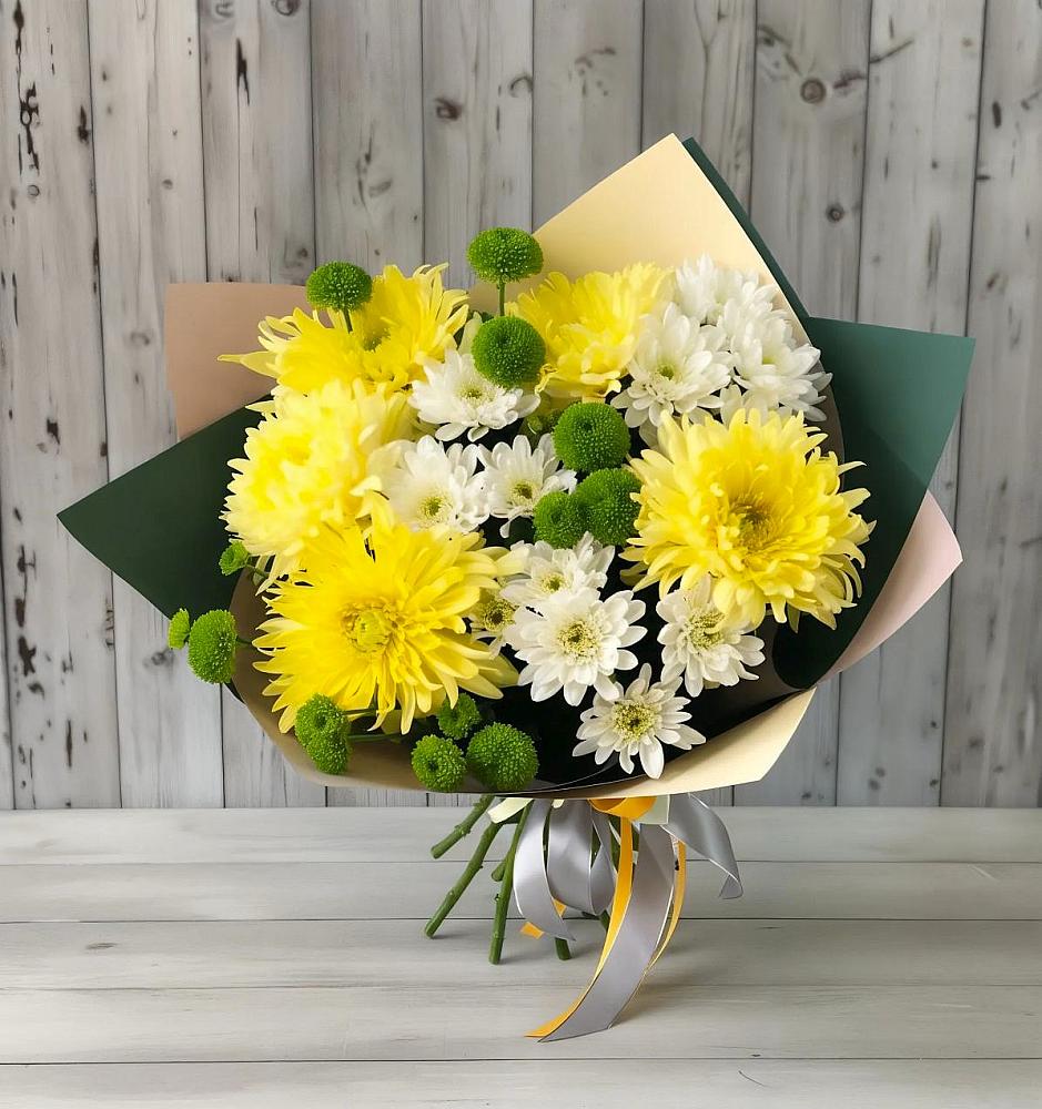 Букет цветов из: Хризантемы в Саргатском