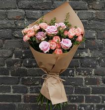 Букет цветов из:  Розы в Саргатском