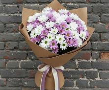 Букет цветов из:  Хризантемы в Саргатском