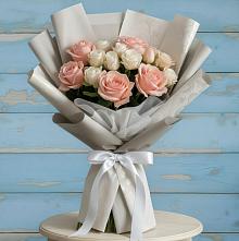 Букет цветов из:  Розы #REPLACE_PRED# Саргатском