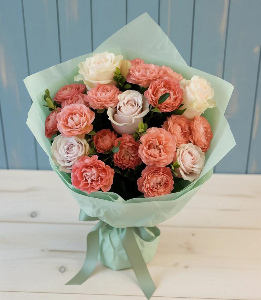 Букет цветов из: Розы в Саргатском