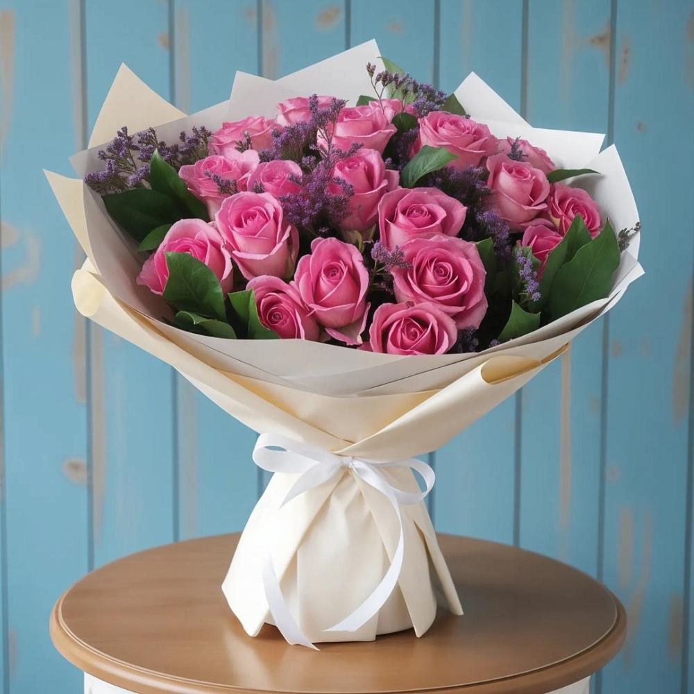 Букет цветов из: Розы в Саргатском