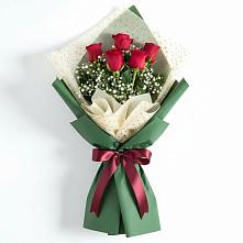 Букет цветов из:  Розы в Саргатском