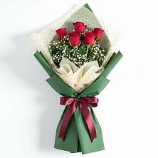 Букет цветов из:  Розы в Саргатском